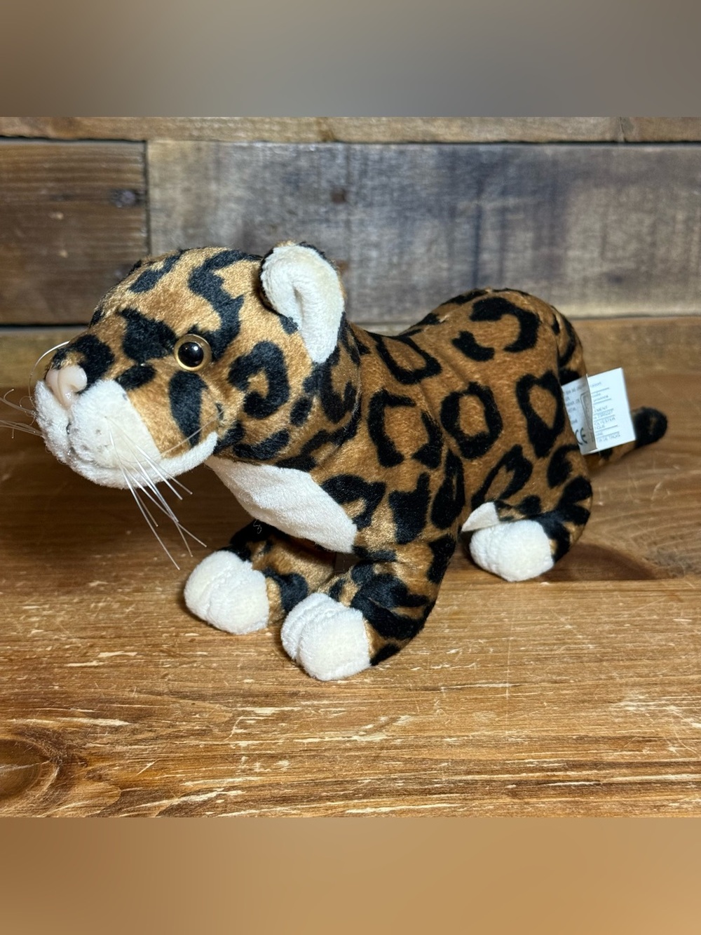 Fiesta Leopard Cheetah plush. 7.5” Jungle Animals.